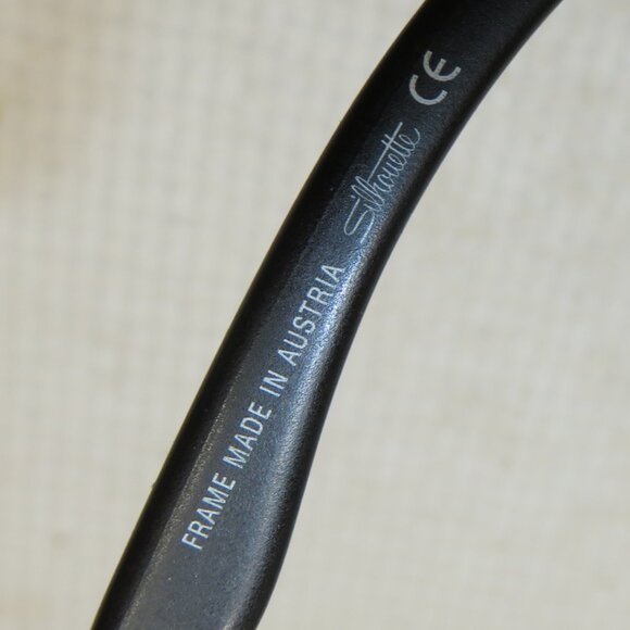 Silhouette 7731 Titanium Eyeglasses rimless 6053 Black size 49-21-140 Frame Only - Picture 8 of 13